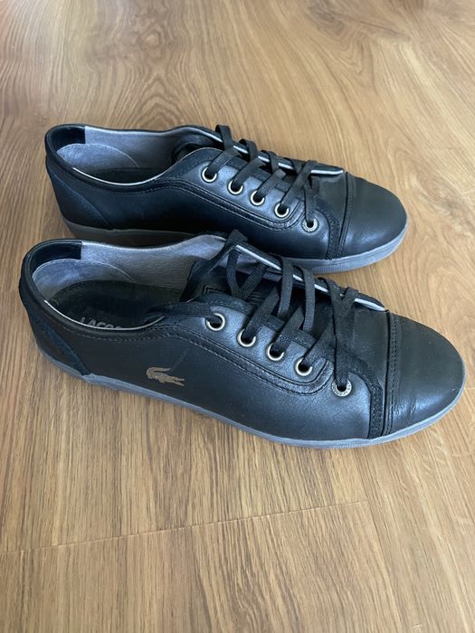 Lacoste оригинални черни кецки