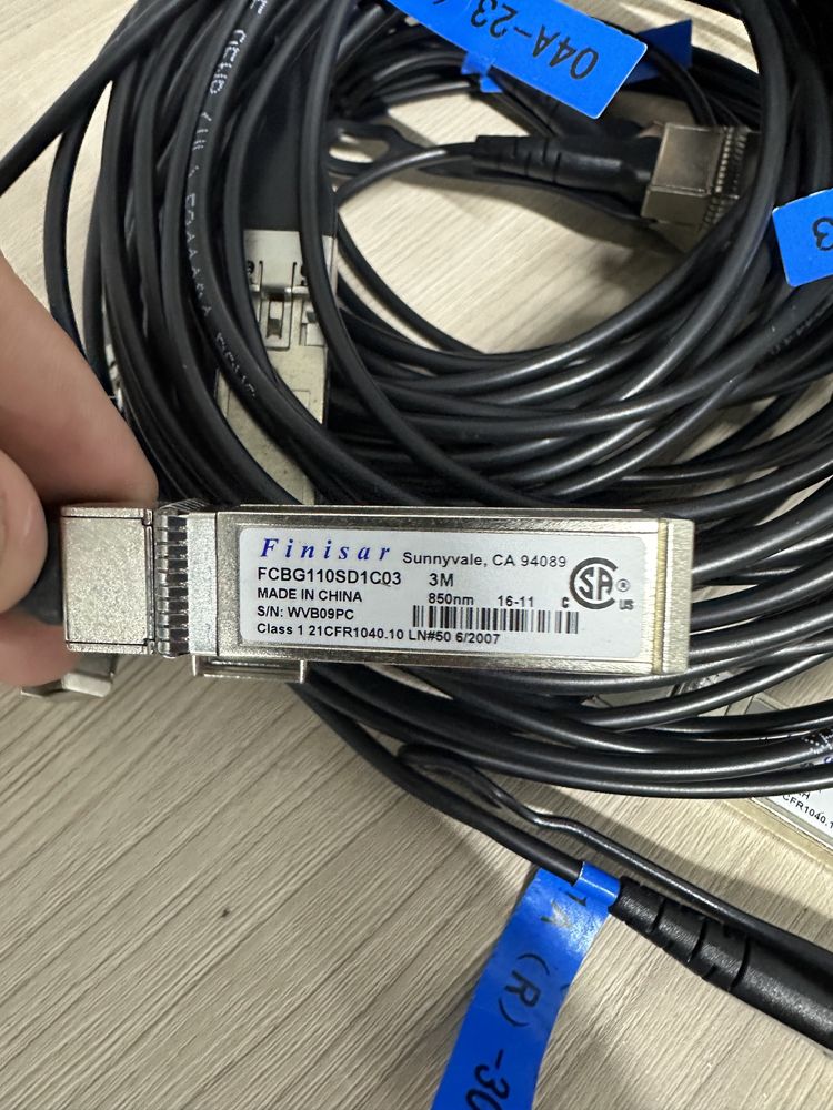 Кабель SFP+ 10gb AOC switch