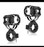 Proiectoare moto LED Devil Eyes stroboscop metal scuter ATV auto etc