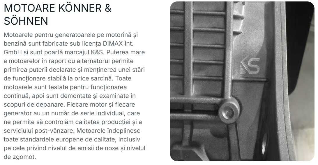 Generator Diesel Könner & Söhnen KS 9200HDES-1/3 ATSR 230/400V, 7.5 kW