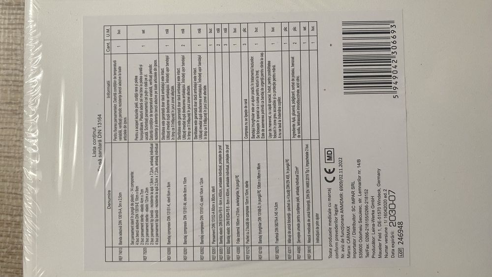 Trusa medicala pentru masina