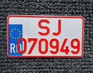Placute auto numere auto personalizate ornamentale