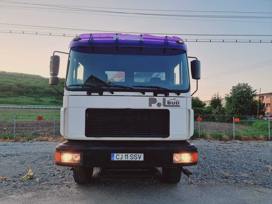 MAN Silent 19.403 bascula  19 tone macara Palfinger PK11001 A