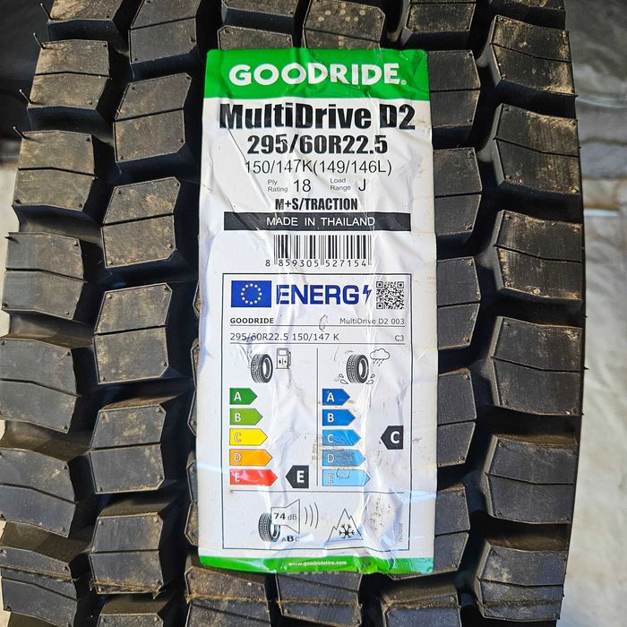 Нови гуми 295/60R22.5 Goodride MultiDrive D2 150/147K made in Thailand