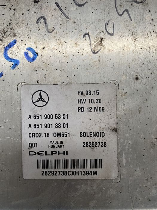 Calculator motor ecu mercedes w212 c207 w204 2.2cdi E250 C250 biturbo