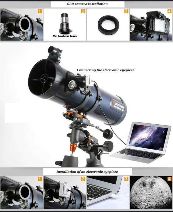 Ньютоновский Астрономический ТЕЛЕСКОП Teleskop Celestron AstroMaster