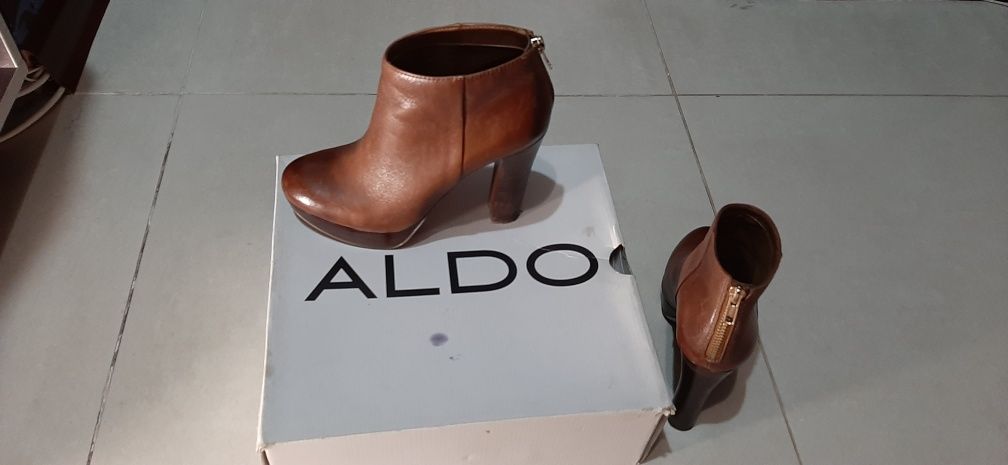 Сапоги женские осенние кожанные ALDO