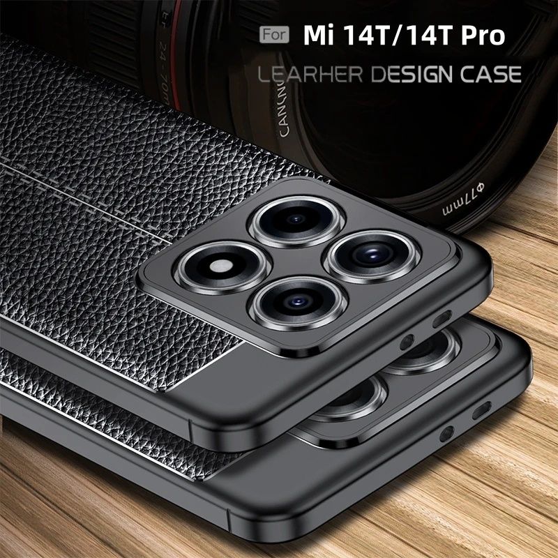 Xiaomi 14T Pro / 14T / Лукс кейс гръб кожена шарка