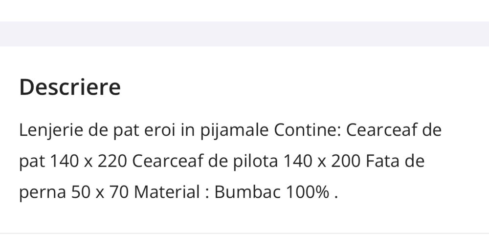 Lenjerie de pat pentru copii cu tematica Eroi in pijama, noua
