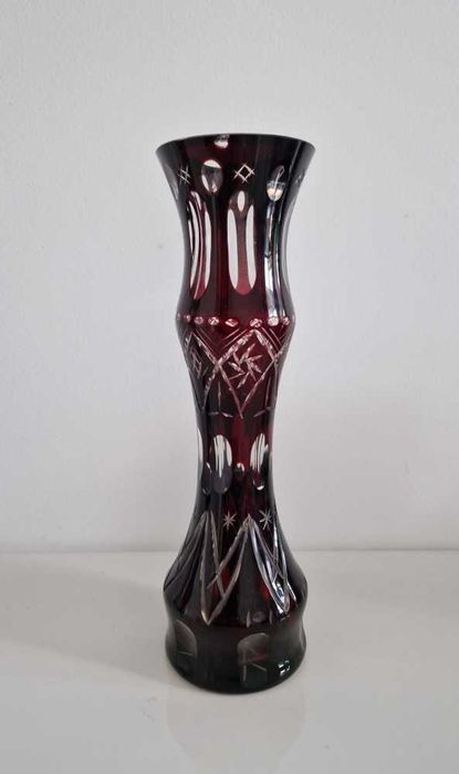 VAZA CRISTAL Rosu Rubin 25 cm