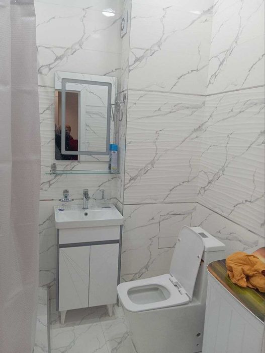 Аренда Сергели 1 1/5/7 есть мебель и техника,ремонт 40м²