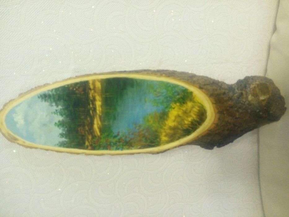 Картина маслом по дереву