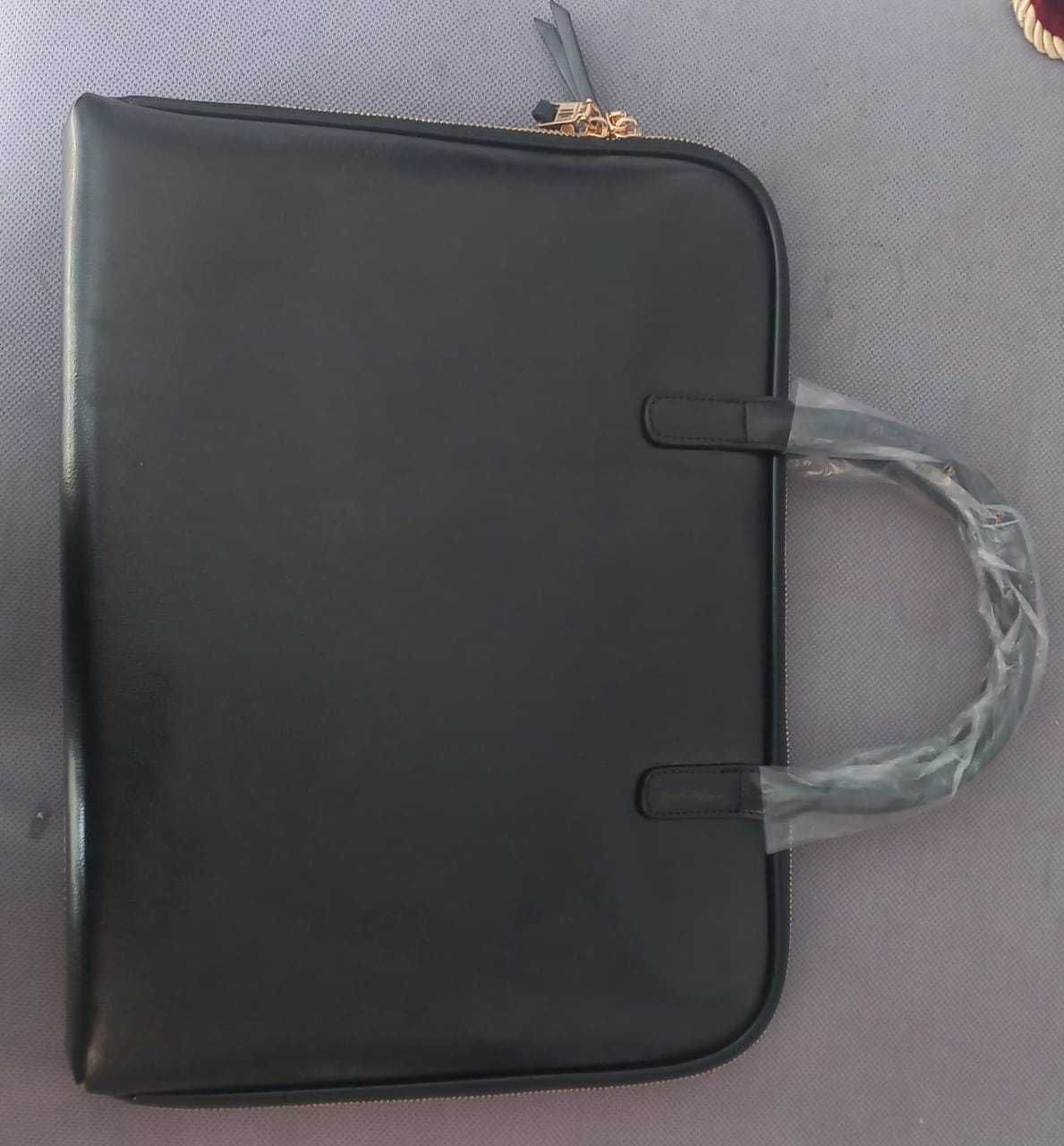 Кожаные натуральные портфели/сумка для Macbook pro  14 15 16 дюймов