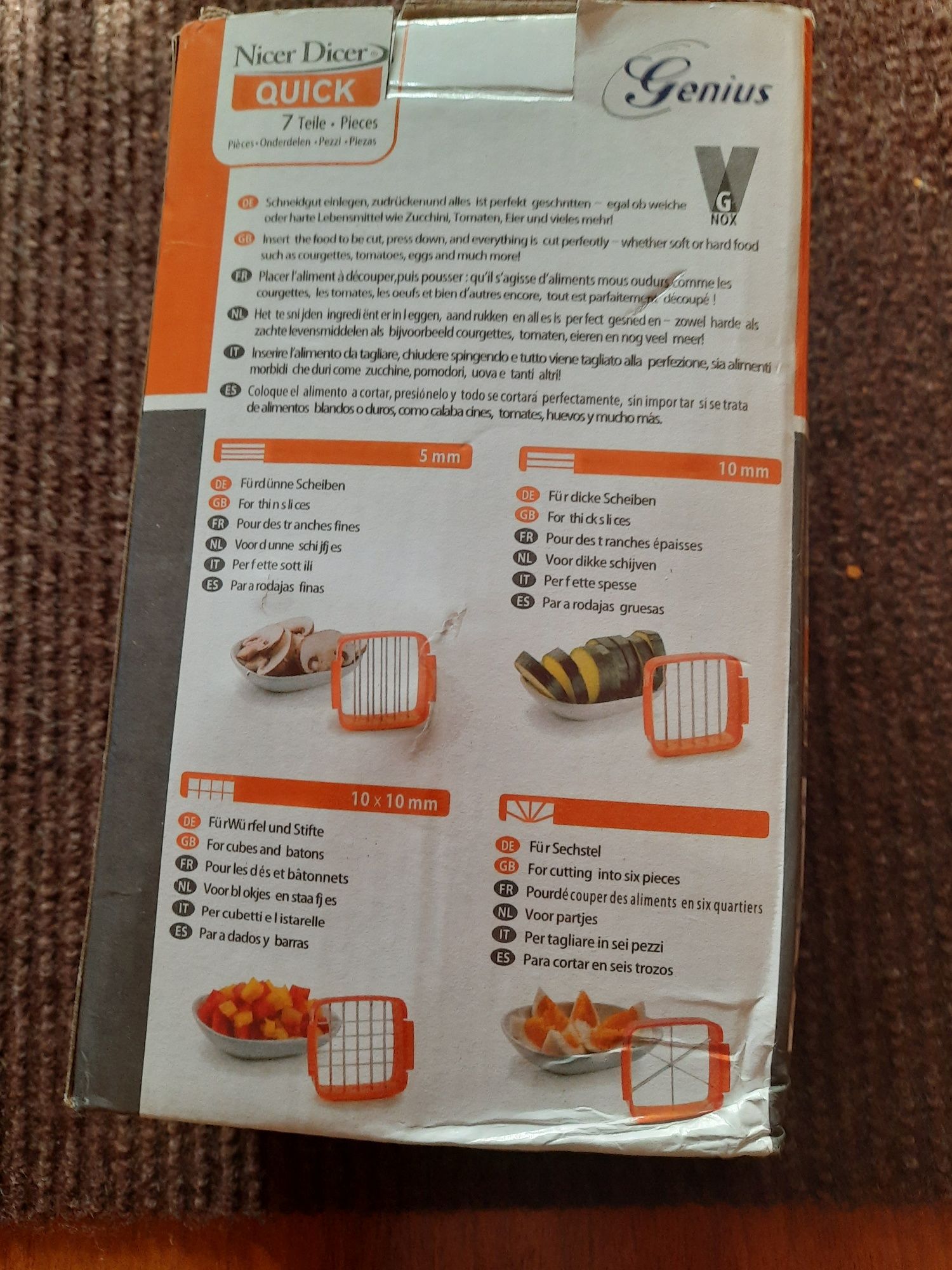 vînd nicer dicer quick nou nefolosit