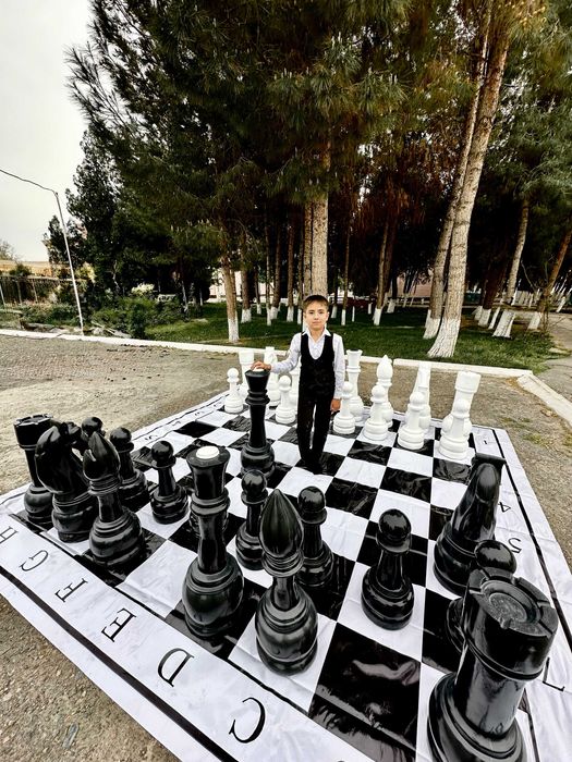 Большие шахматные фигуры; Katta shaxmat donalar