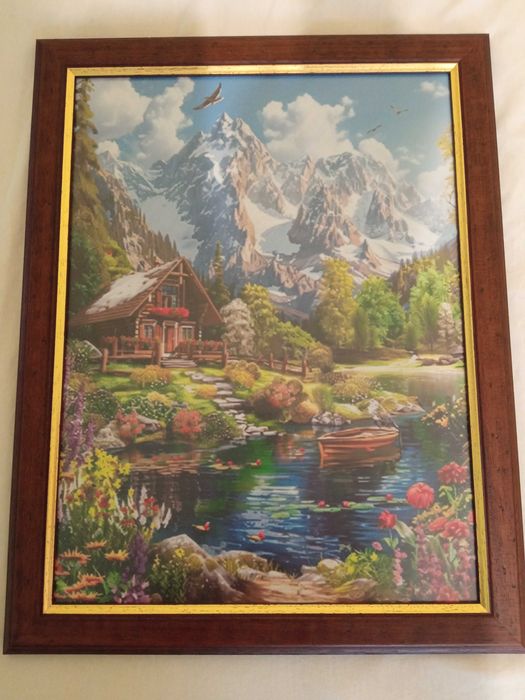 Картини на платно в дървена рамка 40/30 размер