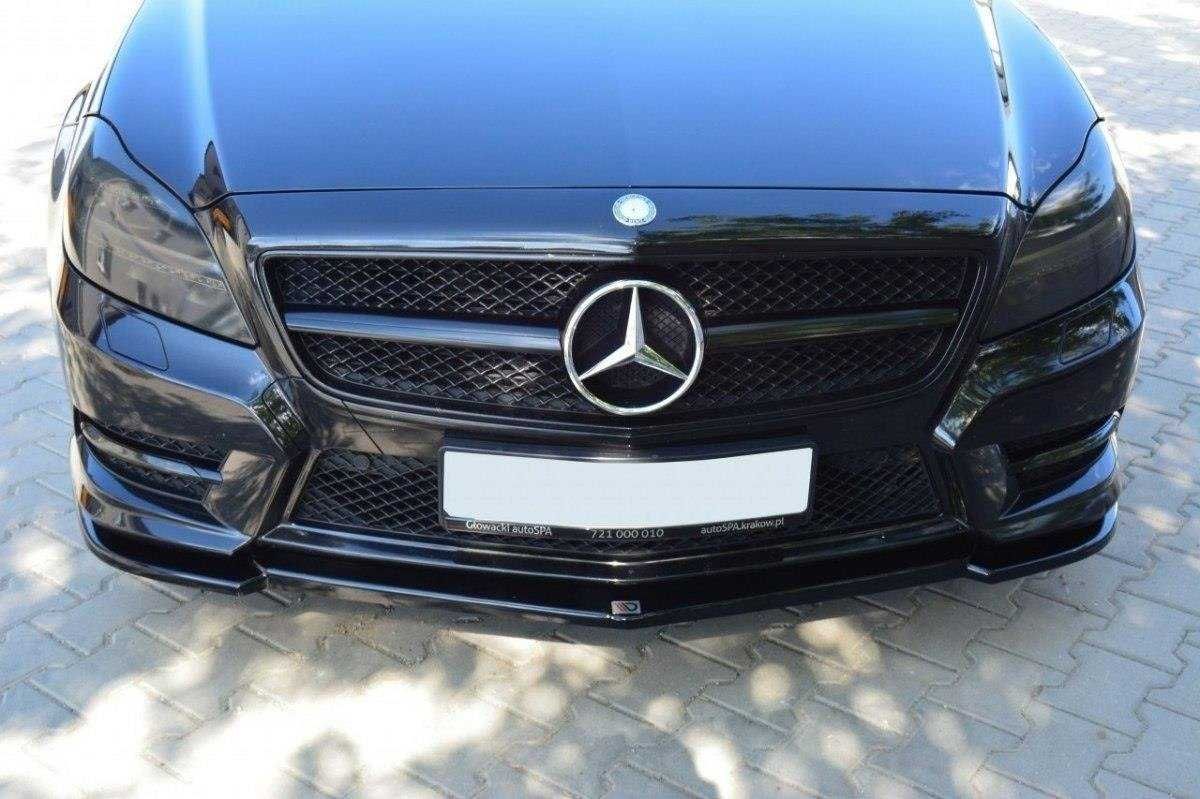 Преден лип спойлер за мерцедес цлс в218 / mercedes cls w218 lip