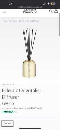 Parfum de camera, esenta, Eclectic Orientalist by Tom Dixon