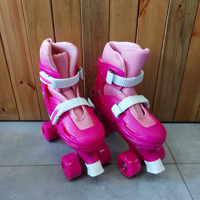 Коньки Роликовые. Устойчивые Раздвижные КВАДЫ. Четырехколесные ролики.