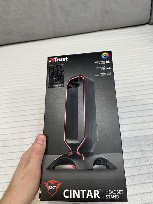 Подставка для гарнитуры Trust GXT 265 Cintar RGB Headset Stand