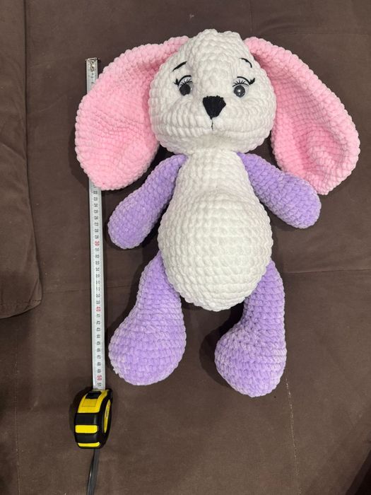 Плетена играчка заек