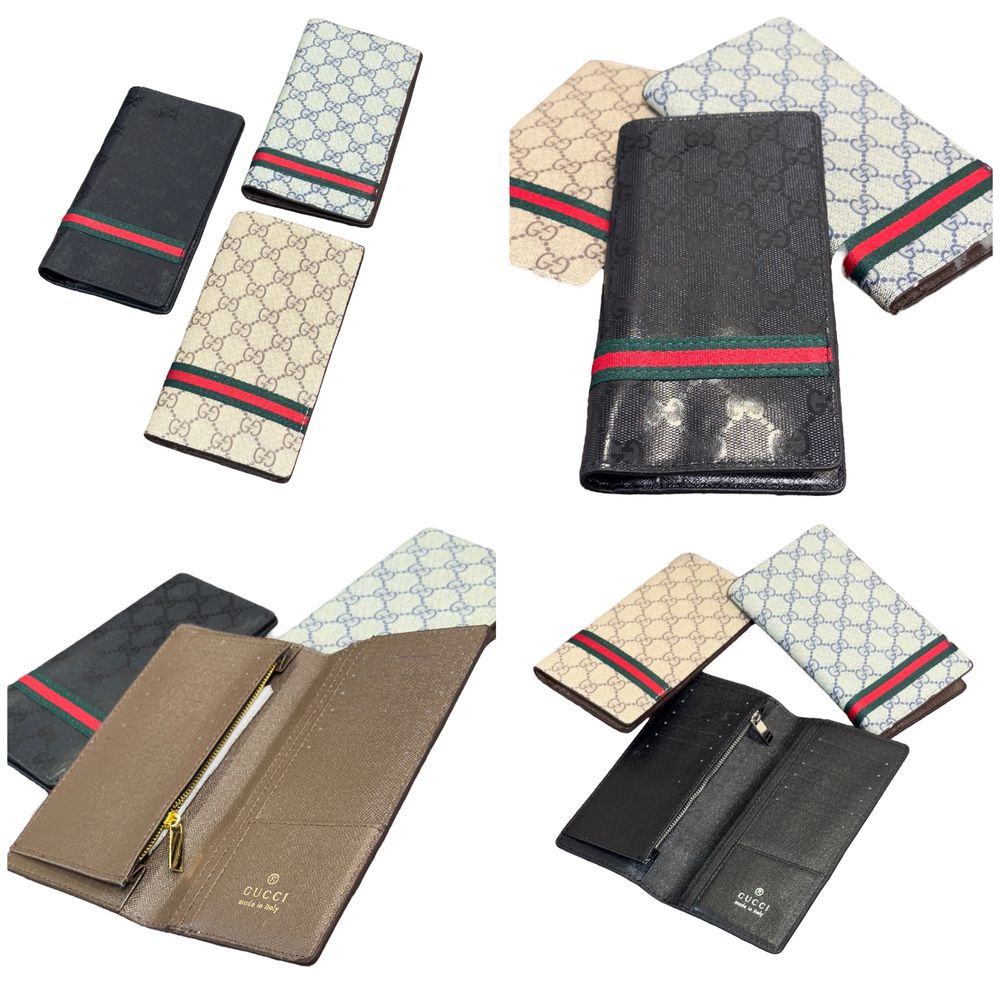 Портмонета от еко кожа Gucci , LV , Burberry