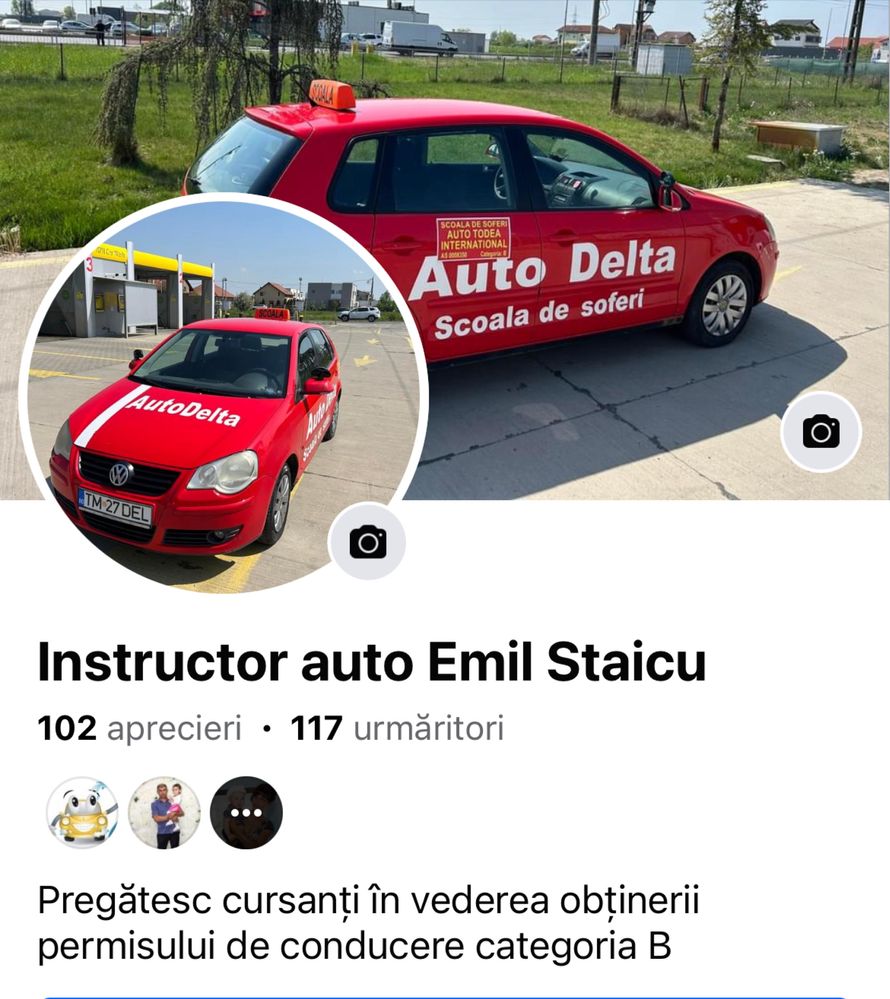 Școala de șoferi categoria B! 2200 ron!