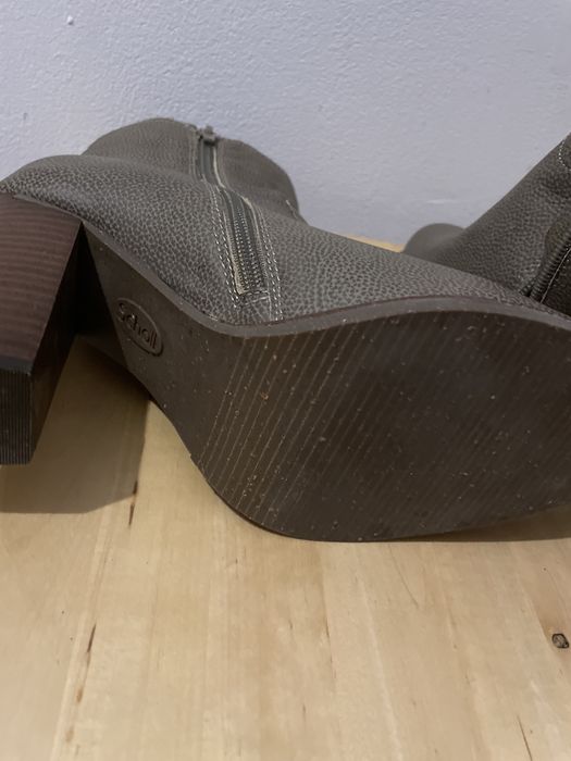 Cizme, ghete elegante piele naturala Scholl masura 39 ca noi