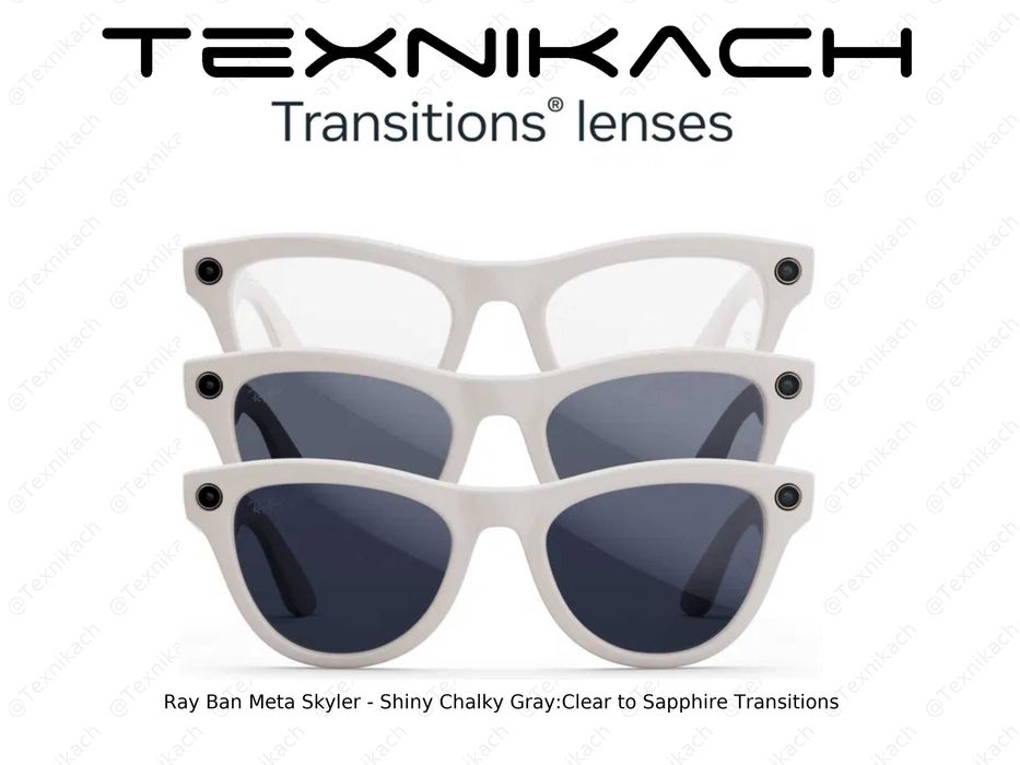 Новый • Ray Ban Meta Skyler - Sapphire Transitions • Доставка