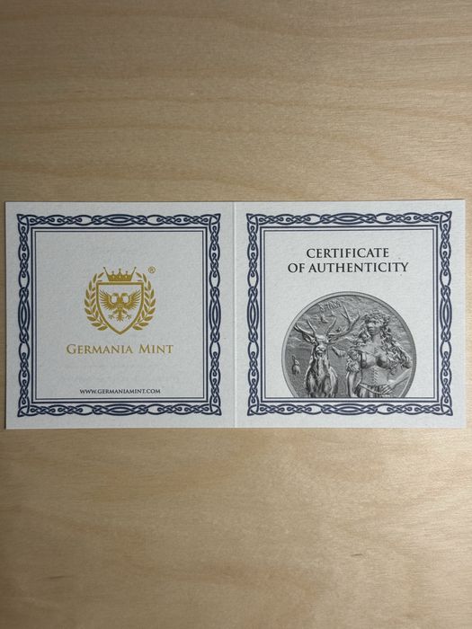 Monedă argint Germania Mint colecția Valkyries - Ostara 1 Oz BU 2023