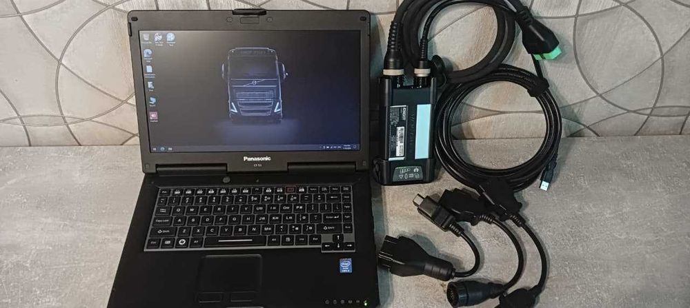 Диагностический сканер VOLVO VOCОM II, PTT 2.8.320. GETAC S400