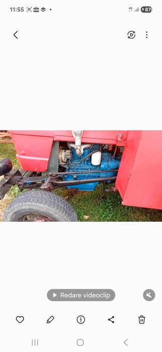 Tractor "Ford"cu motor UTB 445 , 45 cai ,3 pistoane ,in perfecta stare