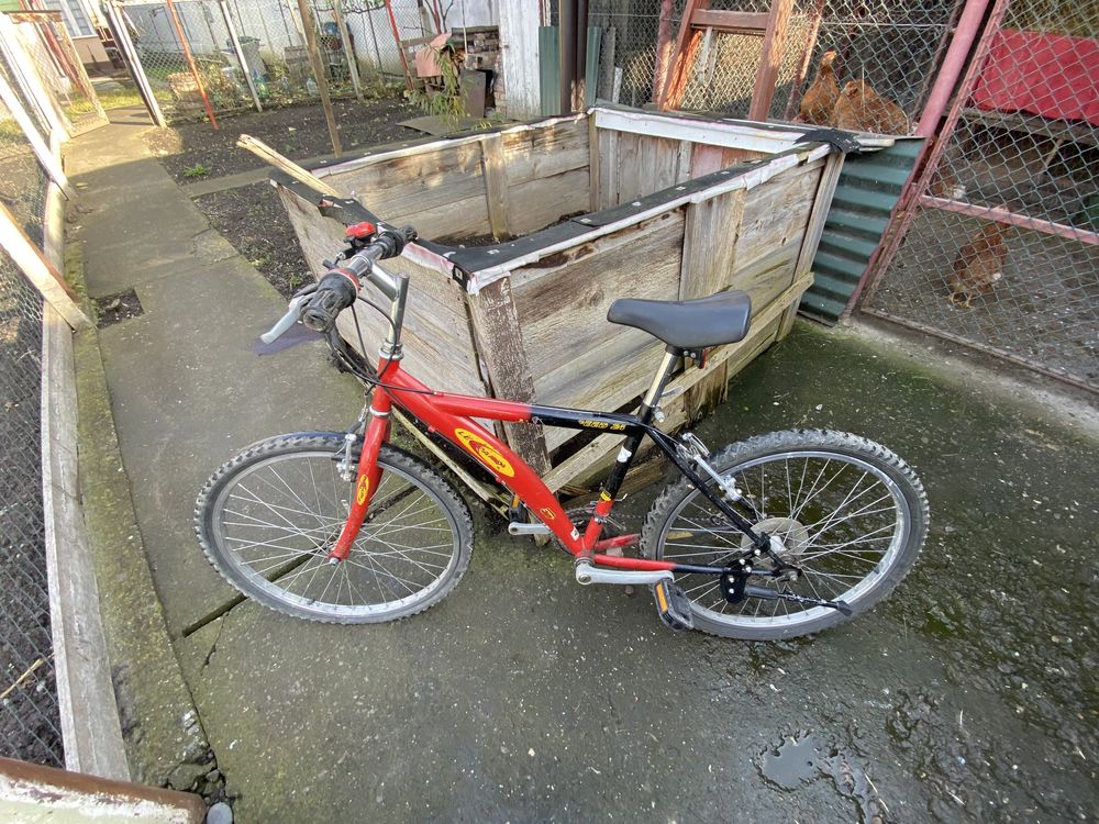 Bicicleta pentru copii rosie