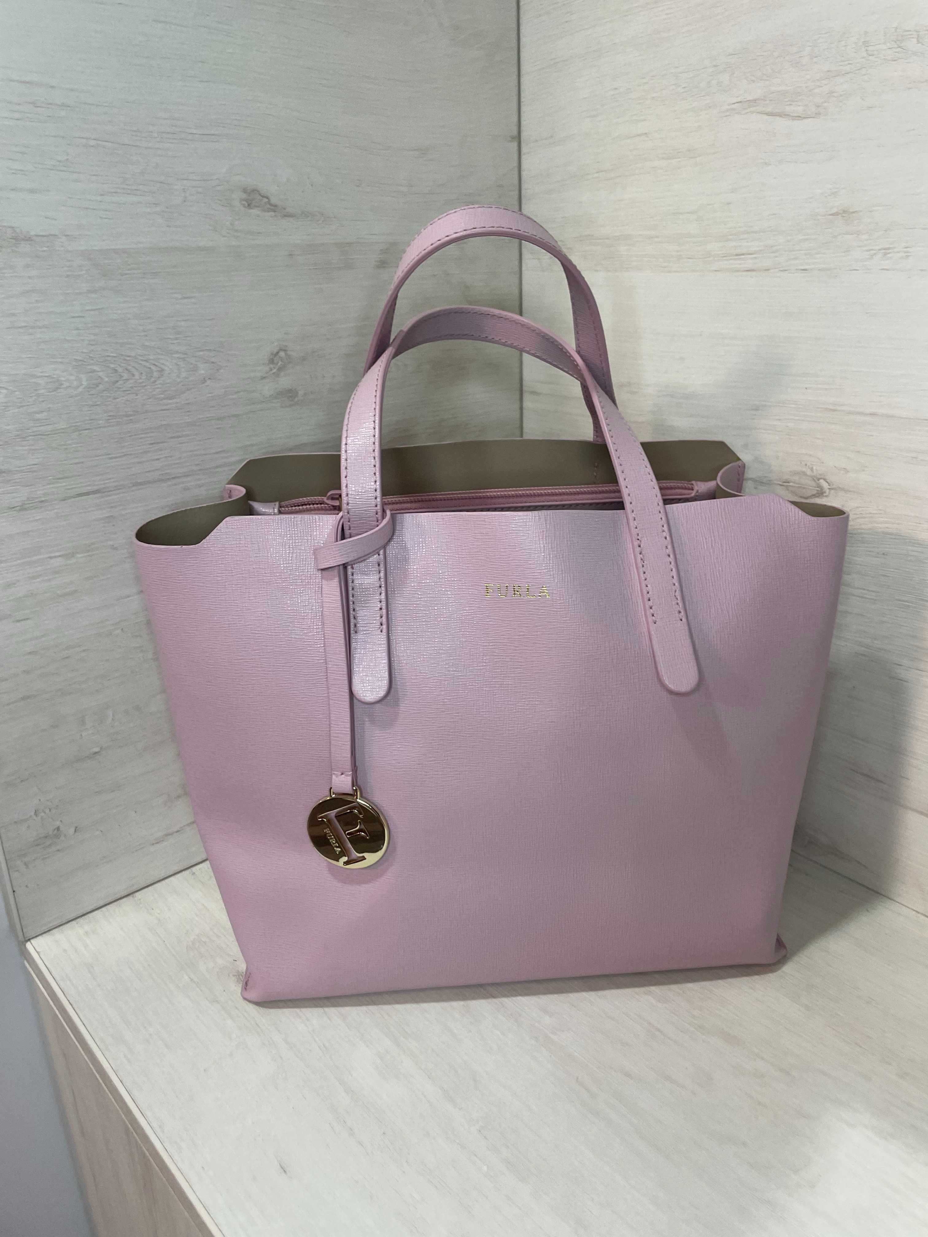 Чанта Furla Sally розово