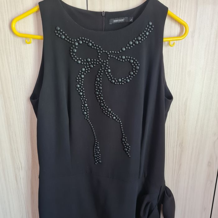 DENNY ROSE черна дамска рокля , размер L