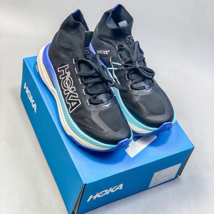 Мъжки маратонки за бягане HOKA Tecton X 3 black blue