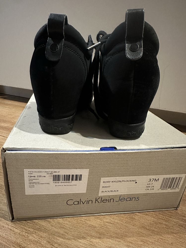 Дамски обувки платформа Calvin klein