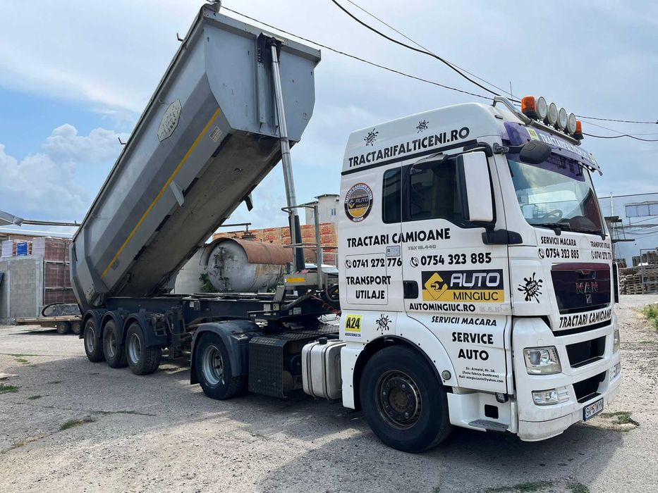 Vand Man tgx 440 automata 2008 / Remorca Meiller 2010