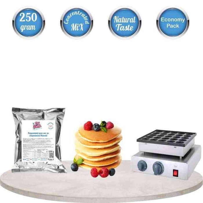 Суха смес и концентрат за палачинки и мини панкейк Don Gelato