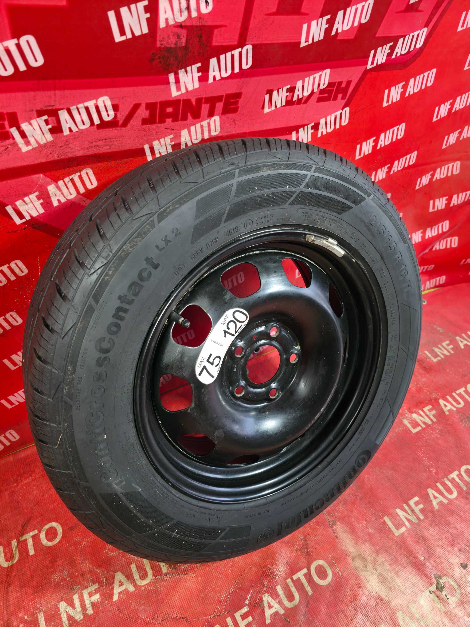 Roata de Rezerva 5x114.3 16'' 215/65/16 - OEM DACIA DUSTER - CA NOUA !
