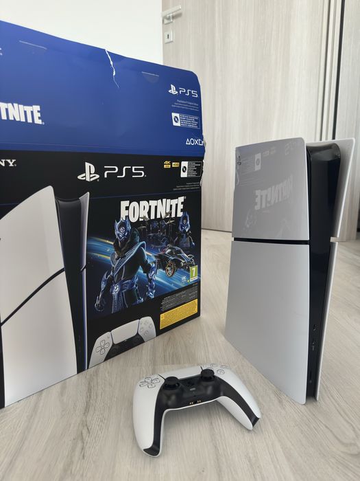 Consola Sony PS5 1TB, Slim (ca noua) - Fortnite Cobalt Star