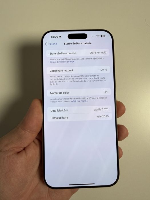 Iphone 16 pro max 256gb gold