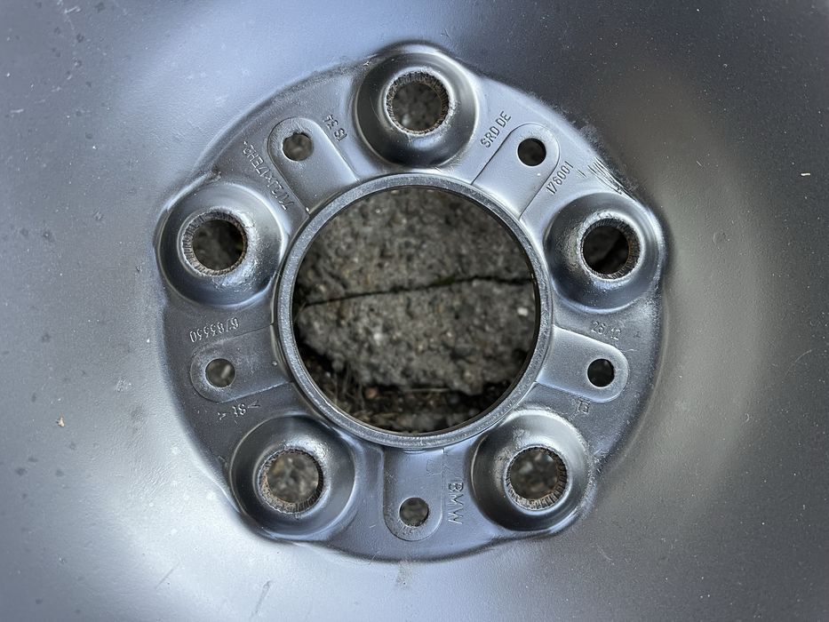 Jante 5x120mm, anvelope iarna 225/45 R17, BMW E46 E90 E91 E81 F20 F30