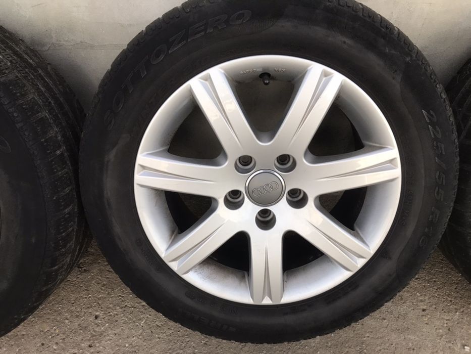 Roti iarna 225/55/16 originale AUDI