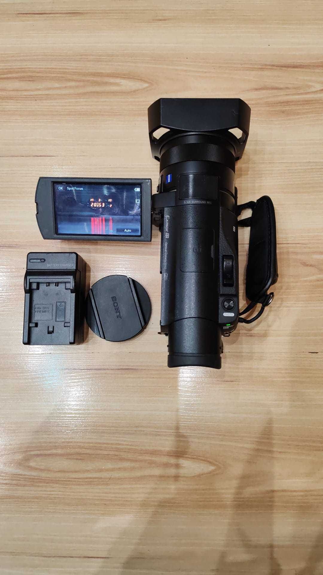 camera video sony hdr-cx900e full hd, optica zeiss ,wi-fi