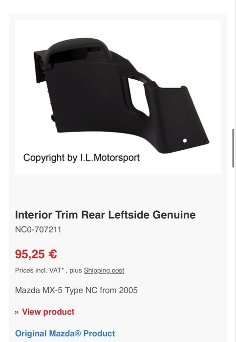 Hardtop Mazda Mx-5 NC Hard top