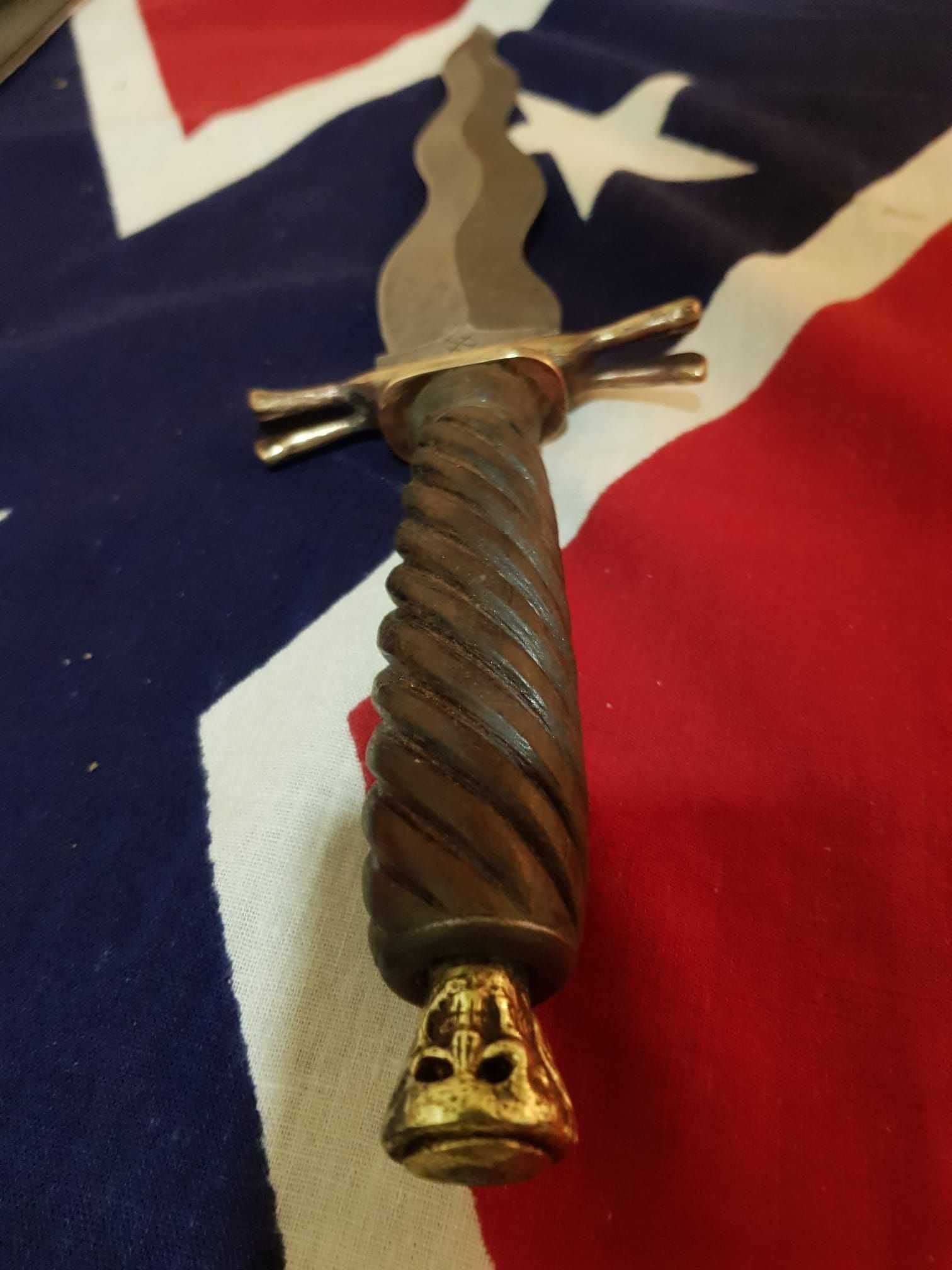 Pumnal vintage medieval Toledo. Piratii spanioli