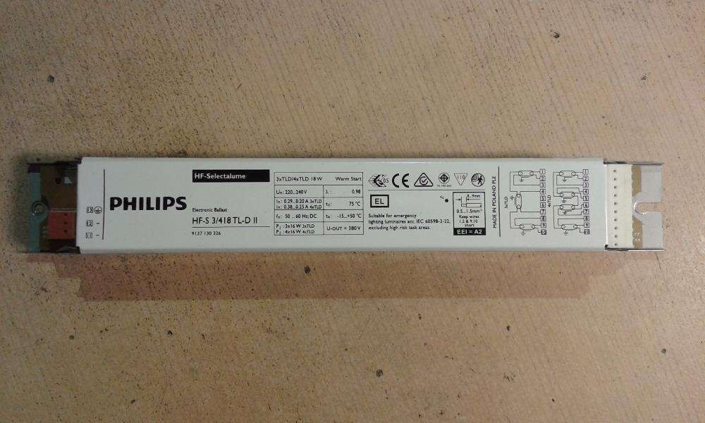 Balast electronic Philips HF-P 3/418 TL-D III 220-240V 50/60Hz