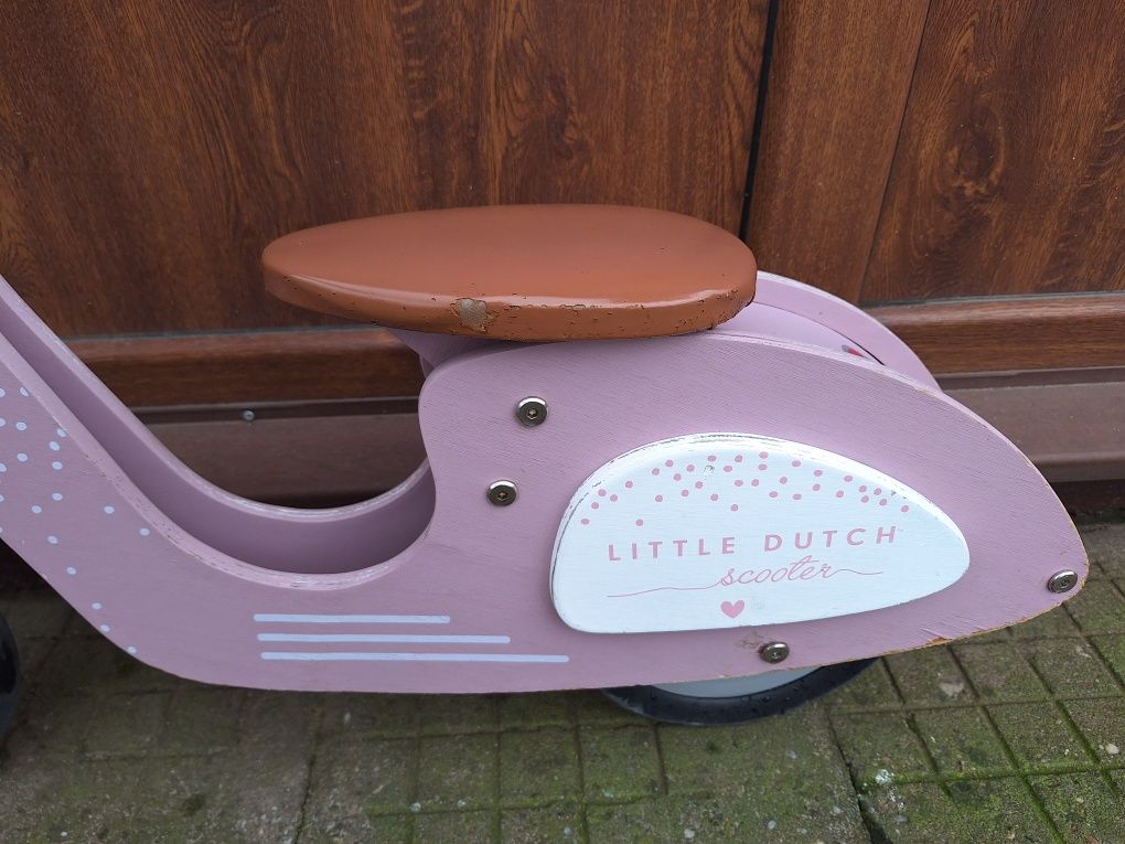 Дървено колело за баланс LITTLE DUTCH