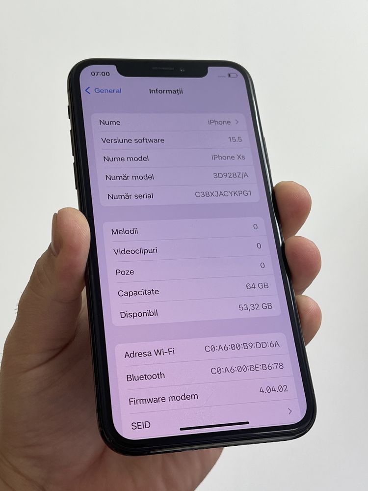 iPhone XS Space Grey 64Gb Neverlocked / Excelent - Accesorii